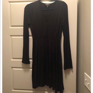 Black long sleeve dress